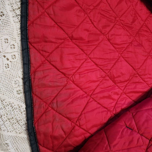 Vintage 80s K Brand Quilted Jacket Penguin 3XL Made In USA Cooler Jacket - Picture 13 of 13